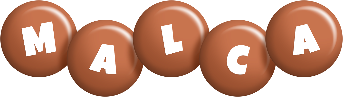 Malca candy-brown logo