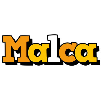 Malca cartoon logo