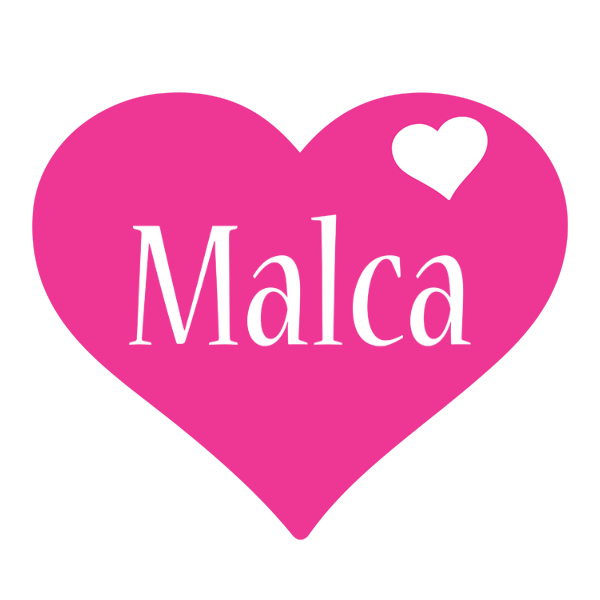 Malca love-heart logo