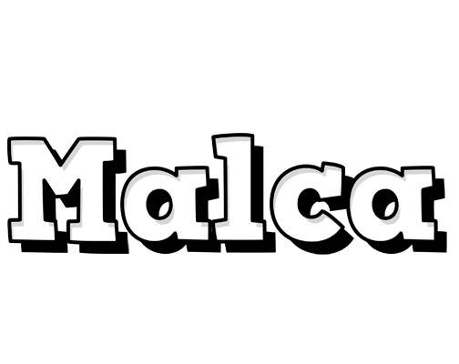 Malca snowing logo