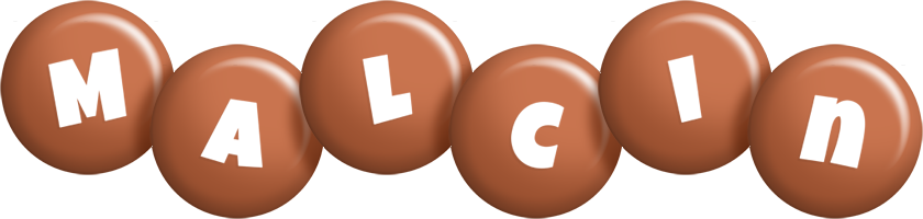 Malcin candy-brown logo