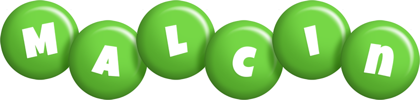 Malcin candy-green logo