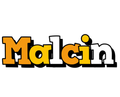 Malcin cartoon logo