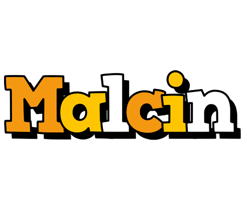 Malcin cartoon logo