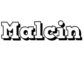 Malcin snowing logo