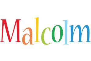 Malcolm birthday logo