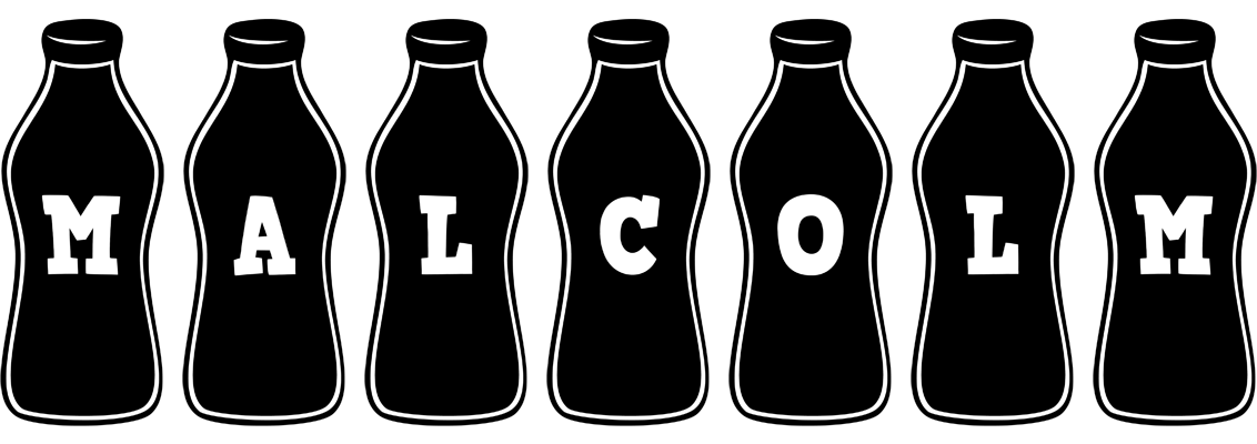 Malcolm bottle logo