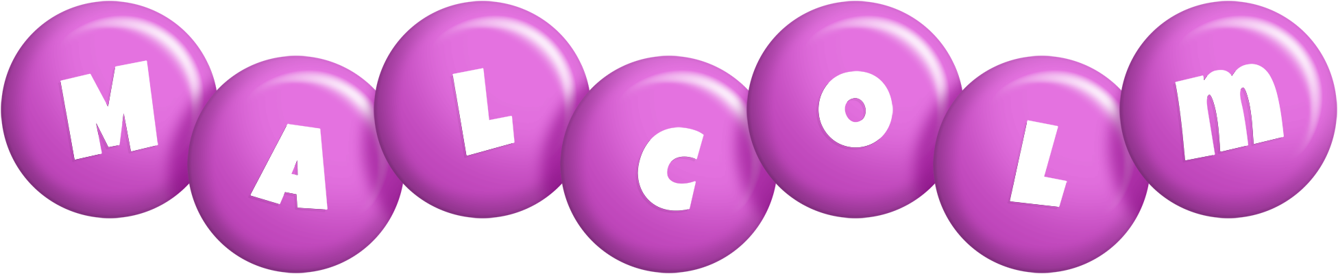 Malcolm candy-purple logo