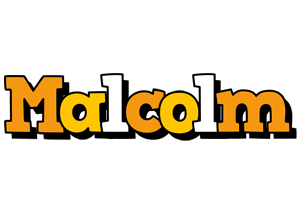 Malcolm cartoon logo