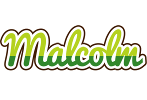 Malcolm golfing logo