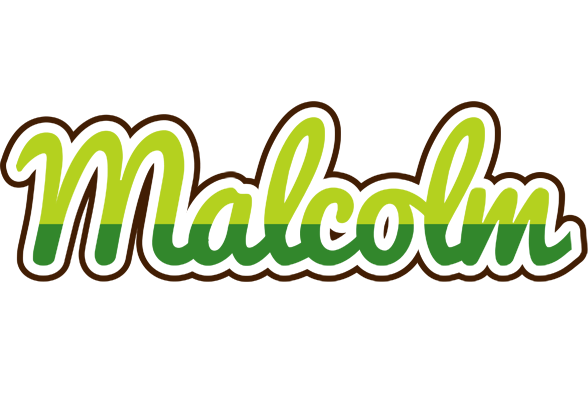 Malcolm golfing logo