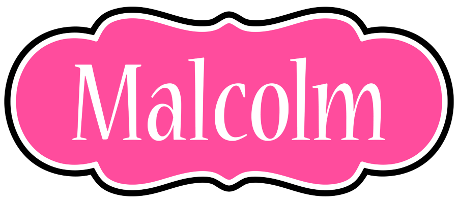 Malcolm invitation logo