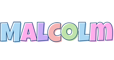 Malcolm pastel logo