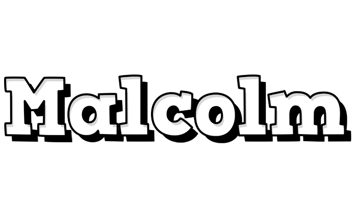 Malcolm snowing logo