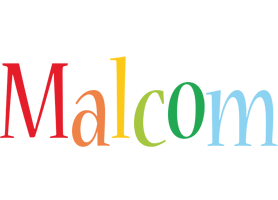 Malcom birthday logo