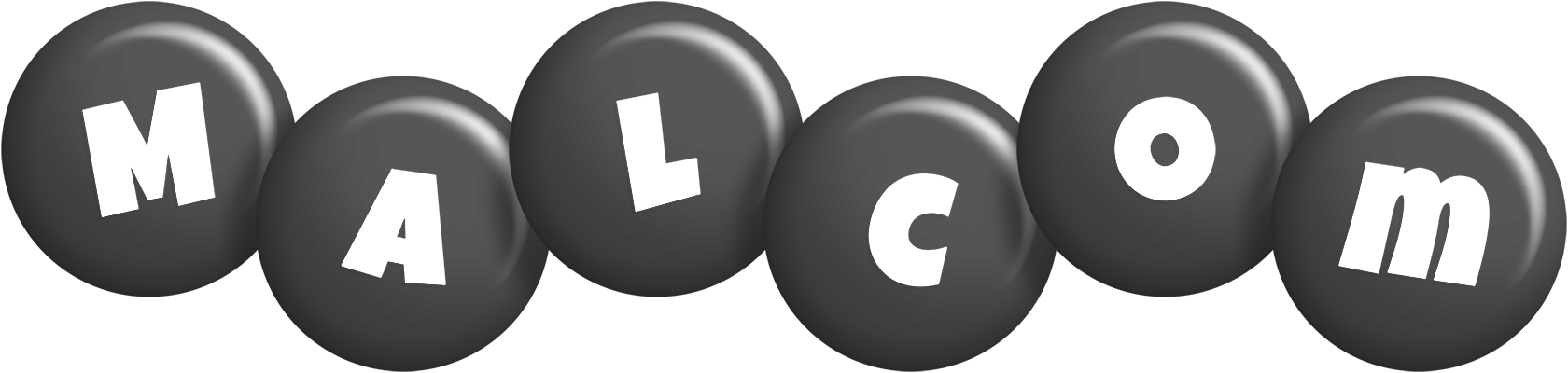 Malcom candy-black logo