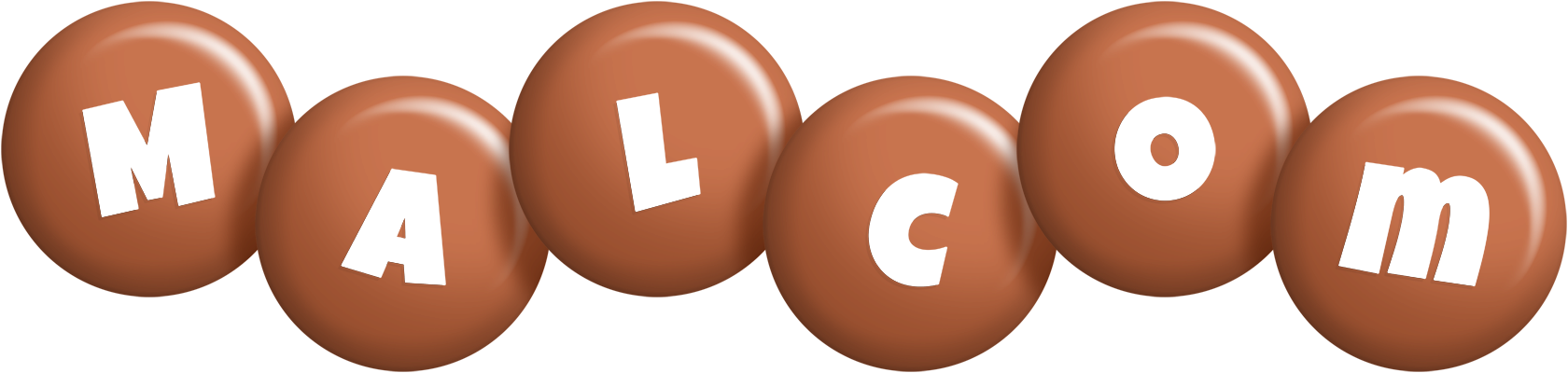 Malcom candy-brown logo