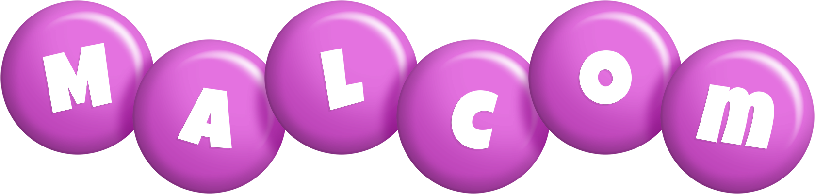Malcom candy-purple logo