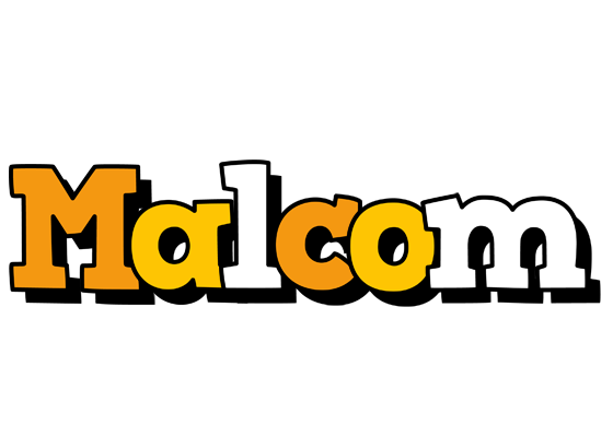 Malcom cartoon logo