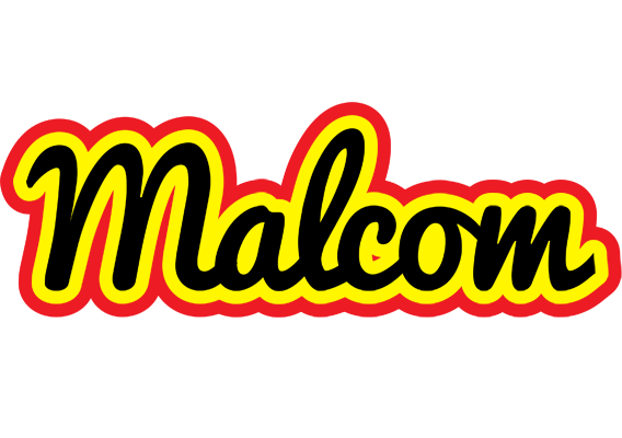 Malcom flaming logo
