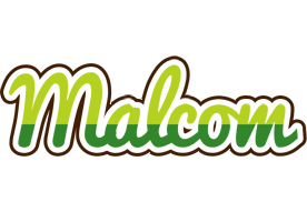 Malcom golfing logo