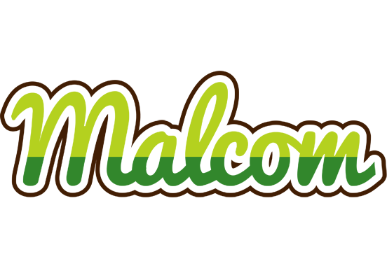 Malcom golfing logo