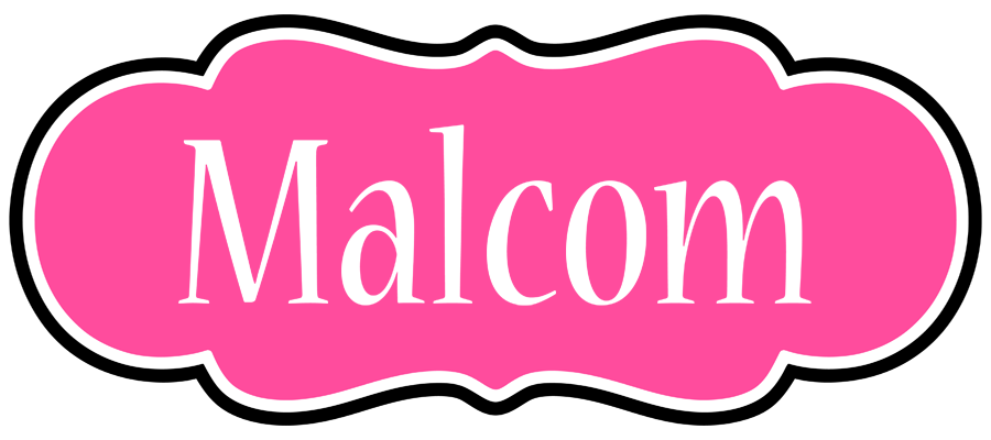 Malcom invitation logo