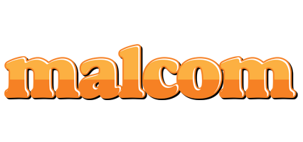 Malcom orange logo