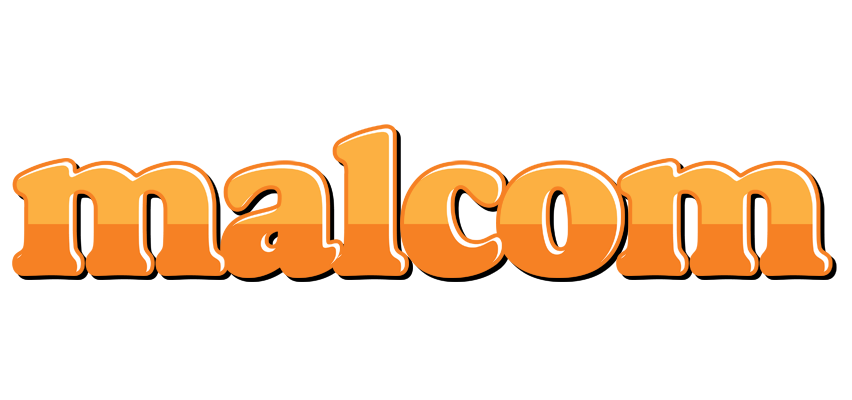 Malcom orange logo
