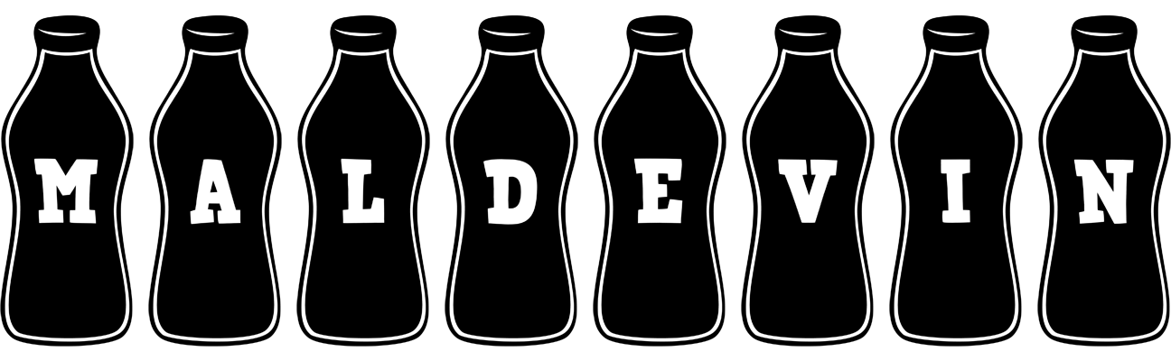 Maldevin bottle logo
