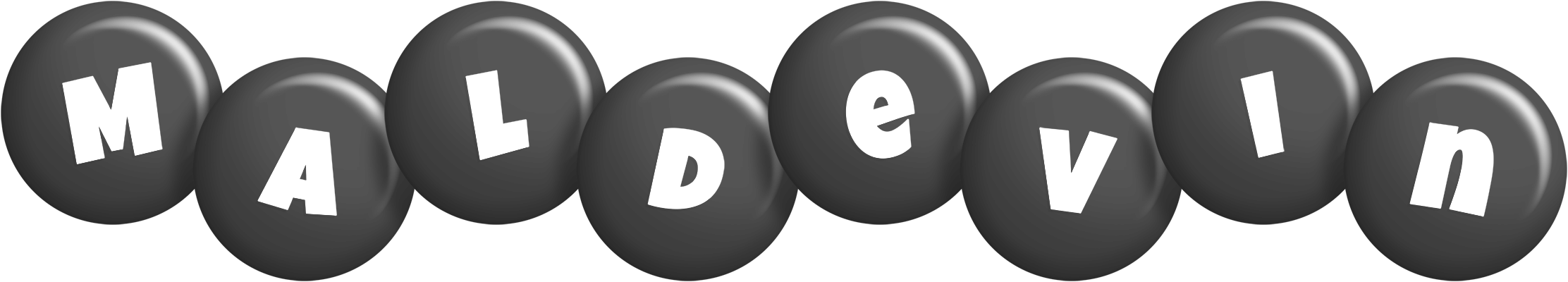 Maldevin candy-black logo