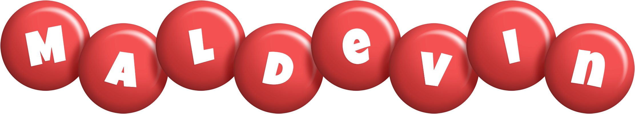 Maldevin candy-red logo