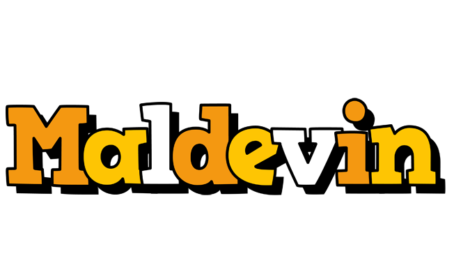 Maldevin cartoon logo