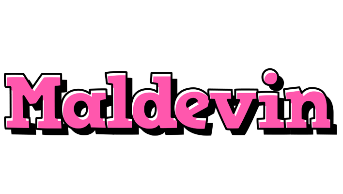 Maldevin girlish logo