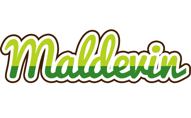 Maldevin golfing logo