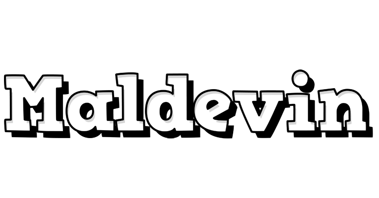 Maldevin snowing logo