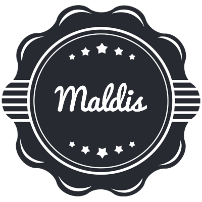 Maldis badge logo