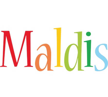 Maldis birthday logo