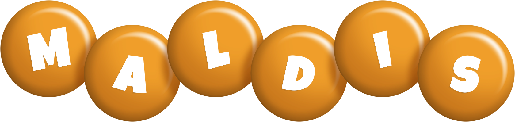 Maldis candy-orange logo