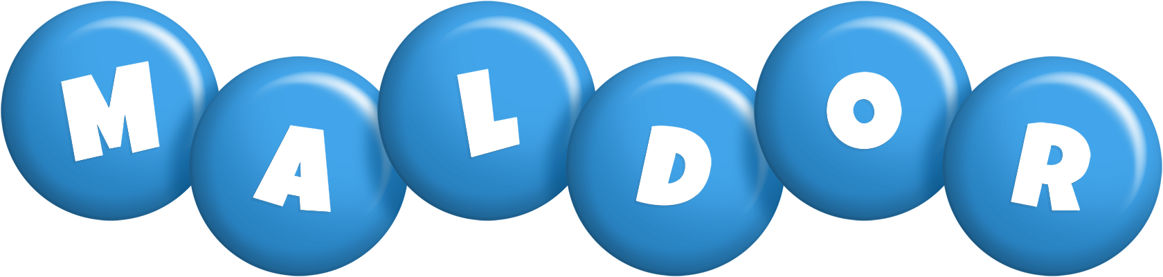 Maldor candy-blue logo