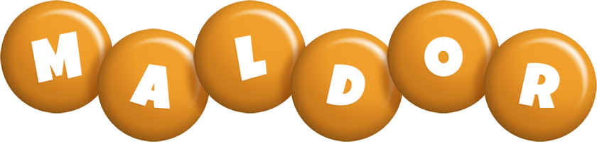 Maldor candy-orange logo