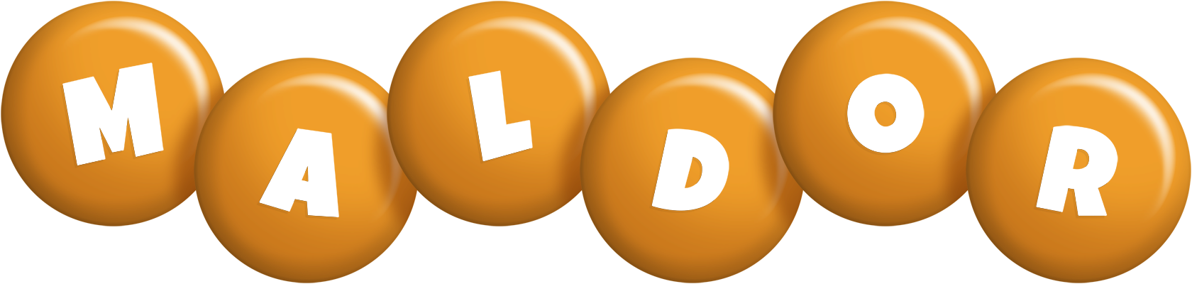 Maldor candy-orange logo