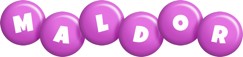 Maldor candy-purple logo