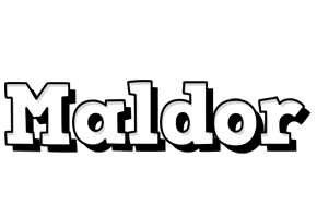 Maldor snowing logo