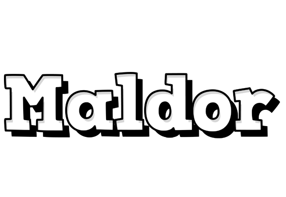 Maldor snowing logo