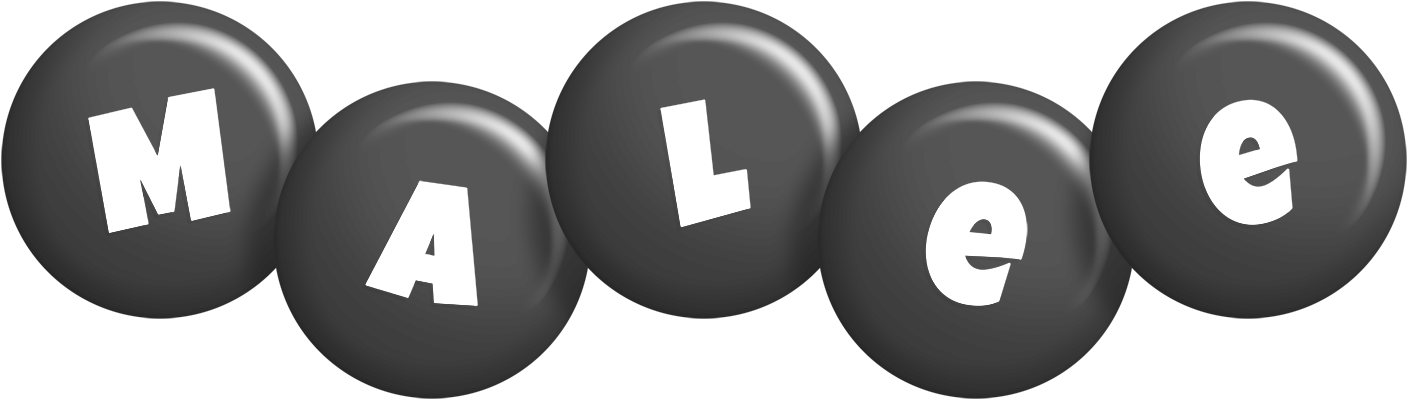 Malee candy-black logo