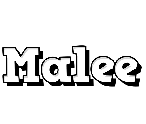 Malee snowing logo