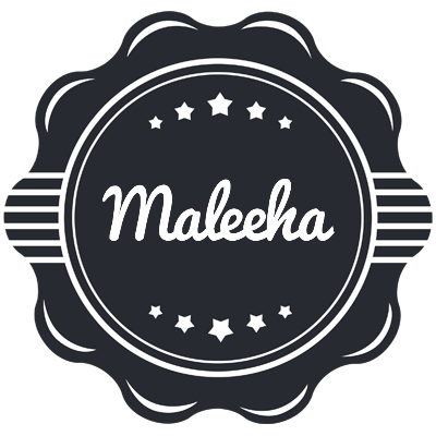 Maleeha badge logo