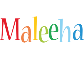 Maleeha birthday logo