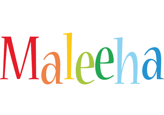 Maleeha birthday logo